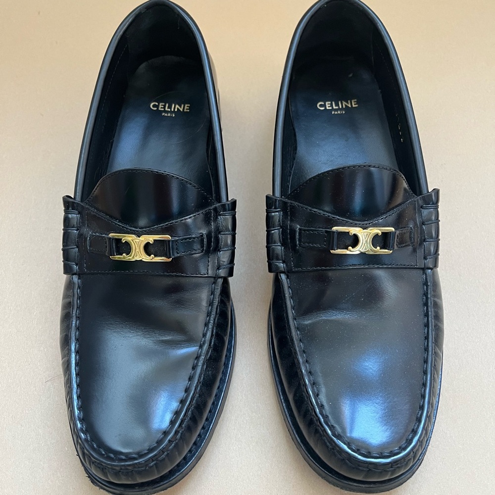 Almost new CELINE LUCO LOAFER UK 38.5